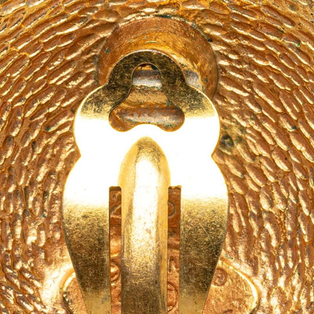 Chanel Cc Logo Clip-On Earrings Gold- #228776C70B - Picture 4 of 6
